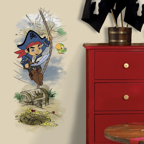 Vinilo Decorativo Pared [160wvnkc] Capitan Jake Piratas