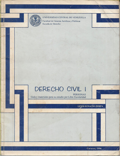 Derecho Civil I  Personas