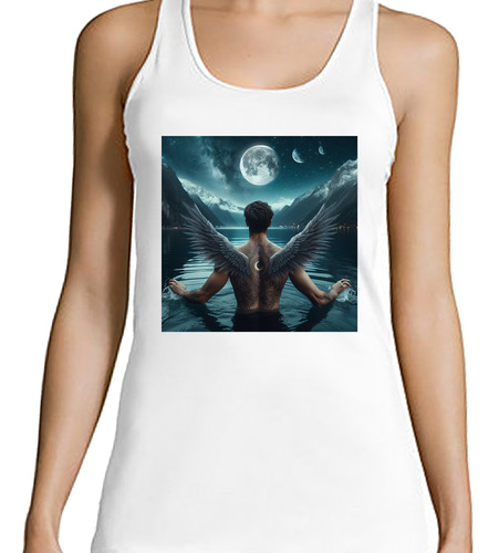 Musculosa Mujer Angel Natacion Montaña Vaciones Nieve