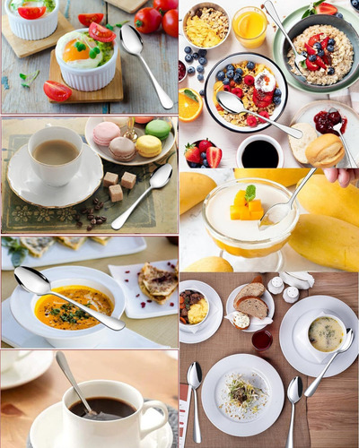 12 Piezas Cucharas Para Cafe, Cucharas Cafeteras,cucharitas