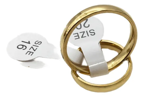 Alianzas acero quirurgico dorado new arrivals
