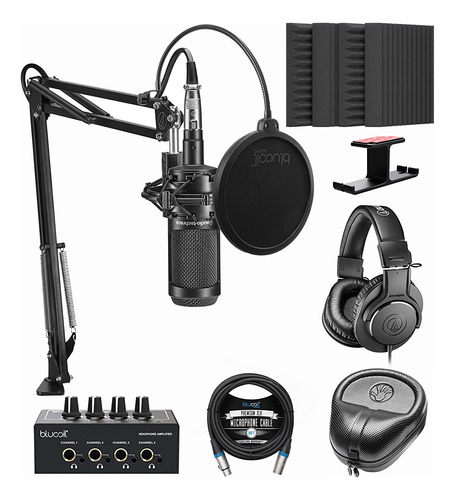 Transmision Podcasting Cuña Acustica Blucoil Amplificador