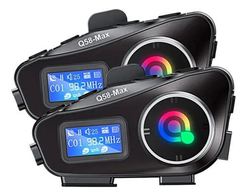 New Auriculares Bluetooth For Casco De Motocicleta 500m Ip65