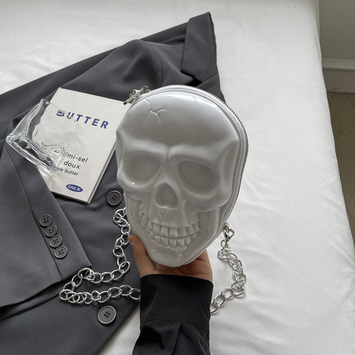 Bolsa Transfronteriza Con Forma De Calavera De Halloween Par