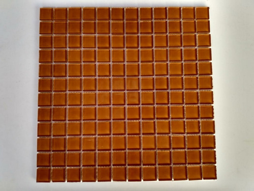 Imagem 2 de 4 de Placa Pastilha De Vidro Terracota 4mm