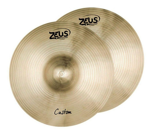 Imagem 3 de 4 de Prato Zeus Custom Hi-hat 13 Zchh13 Par