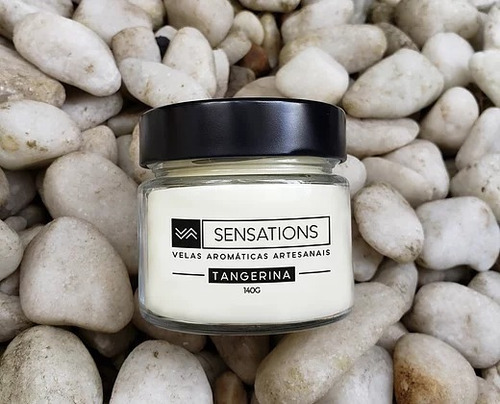 Imagem 7 de 7 de Tangerina - Vela Aromática Perfumada Decorativo 140g