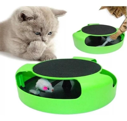 Imagen 3 de 8 de Juguete Gato Atrapa Ratón Juego Interactivo Para Mascota