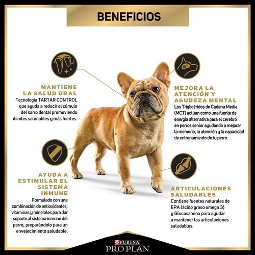Pro Plan Active Mind Mordida Pequeña 7.5 Kg Perros +7 Años