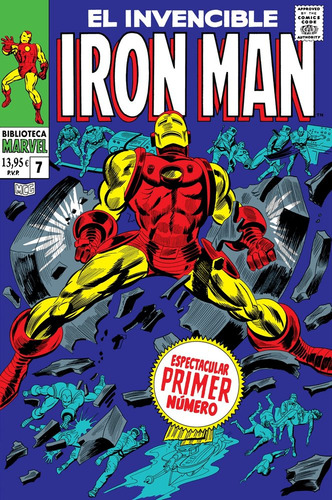 El Invencible Iron Man 7 1968, De Stan Lee/johnny Craig/archie Goodwin/gen. 3309, Vol. 1. Editorial Panini Comics, Tapa Blanda En Castellano, 2025