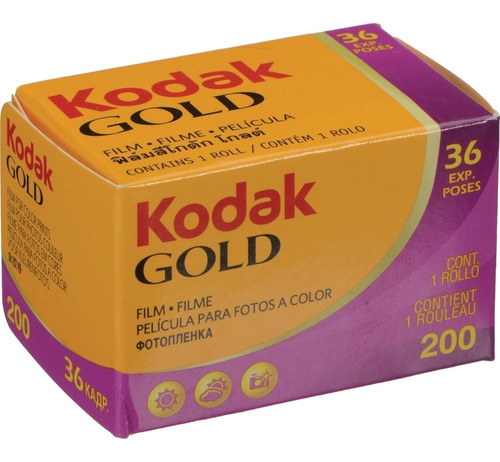 Filme 35mm Kodak Gold Iso 200 Colorido 36 Poses