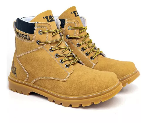 Bota Masculina Caterpillar Em Couro