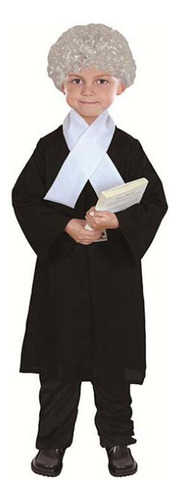 Children Judge Lawyer Boy Carnival Party Masquerade Cosplay