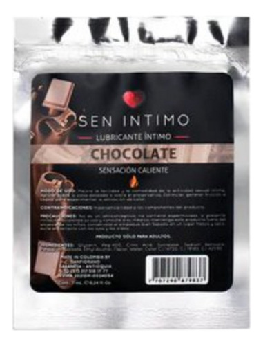 Lubricante Caliente Chocolate 7ml Sachet