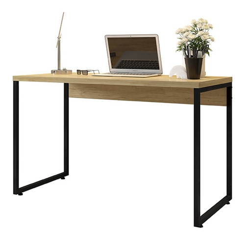 Mesa Para Escritório E Home Office Industrial Soft Nature Fosco - Lyam Decor