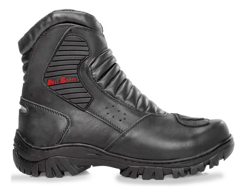 Bota Motociclista Motoboy 2 Pares Cano Curto E Alto + Luva