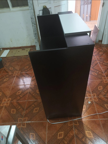 Mueble Recepción En Color Negro.