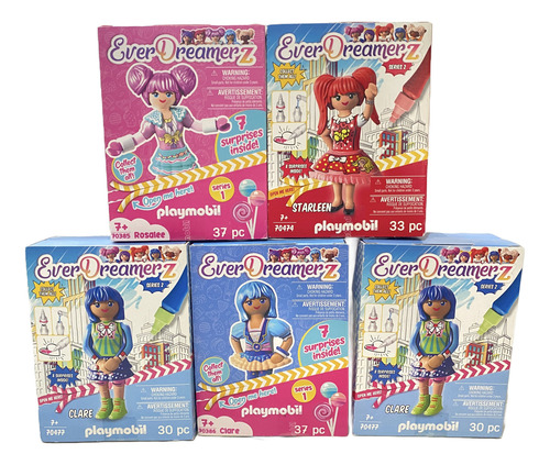 Pack De 5 Playmobil Ever Dreamerz Serie 1 Y 2 (Usado)