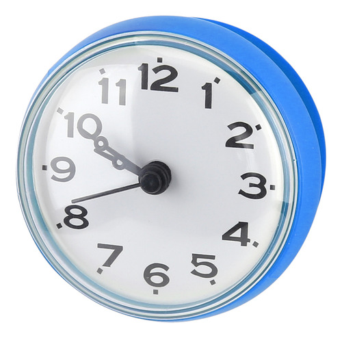 Reloj De Ducha Impermeable Con Ventosa Para Pared, Espejo, B