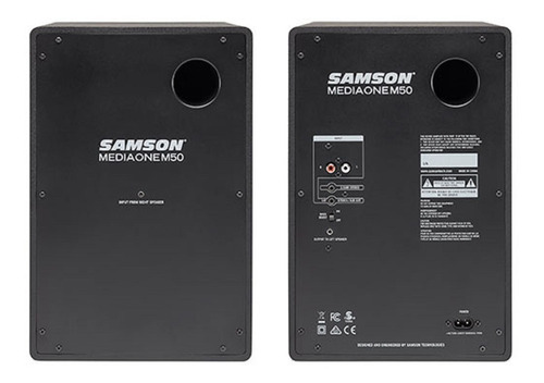 Imagen 2 de 8 de Monitores De Estudio Samson Mediaone M50 Activo Audio Par