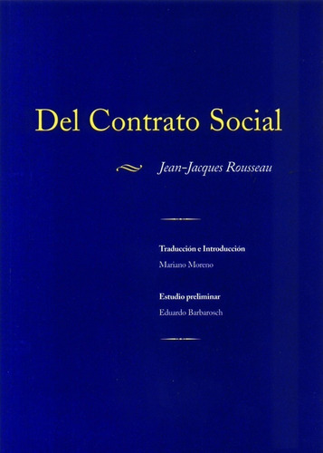 Del Contrato Social - Rousseau, Jean Jacques