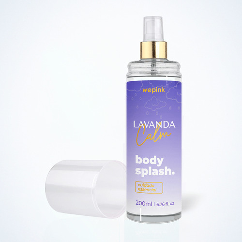 Perfume Lavanda Calm Body Splash Colônia 200ml Wepink