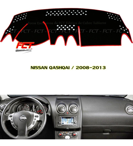 Cubre Tablero Nissan Qashqai 2008 2009 2010 2011 2012 2013 