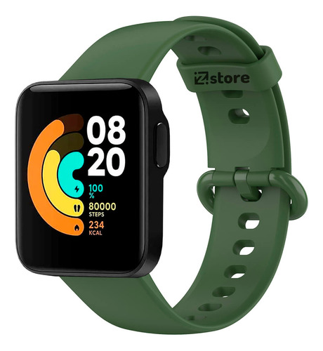 Correa Compatible Con Xiaomi Mi Watch Lite Verde Militar