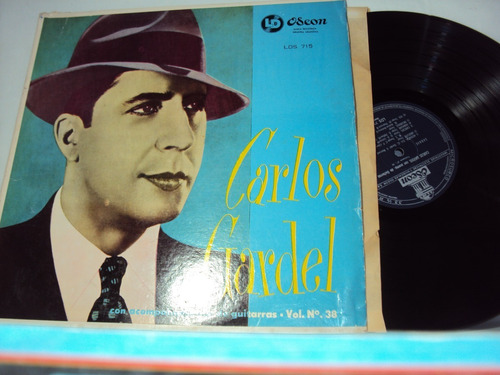 Vinilo Lp 23 Carlos Gardel Con Acompañamiento De Guitarra 38