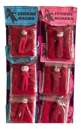 10 Muñecos Vudú Esotéricos Para Pareja Ritual Rojo Amoroso