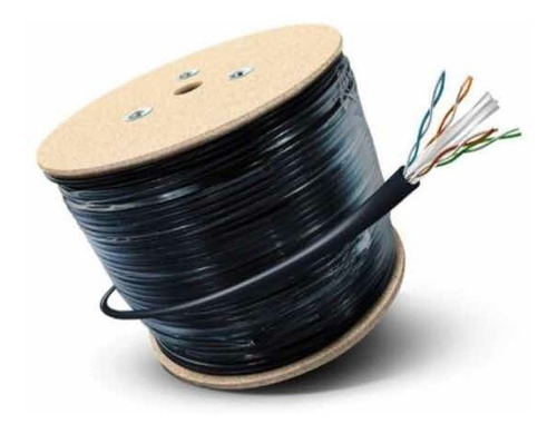 Cable Utp Cat 6 100% Cobre Uso Exterior Por 305 Metros.