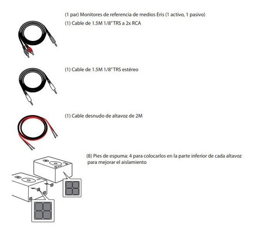 Imagen 3 de 4 de Presonus Eris E4.5 Monitores Estudio Alta Definicion