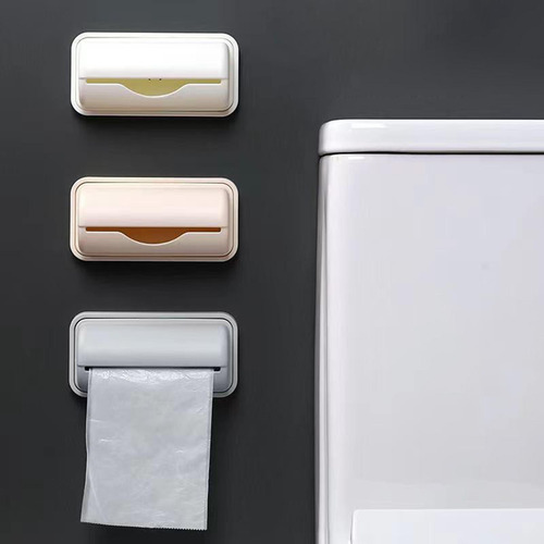 Organizador De Bolsas De Basura, Soporte Pequeño Gris