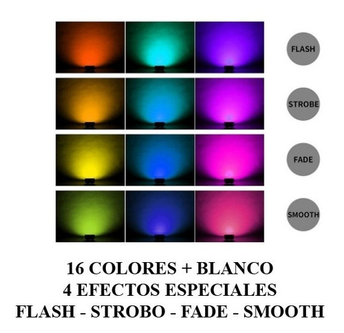 Imagen 2 de 10 de Lampara Luces Led Rgb Parlante Bluetooth Control Remoto