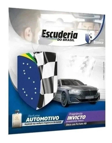 Kit Com 5 Aromatizante Cheirinho De Carro Escuderia Invicto