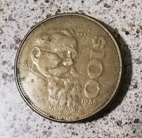 comprar Moneda De 100 Pesos Venustiano Carranza 1988 Buen Estado