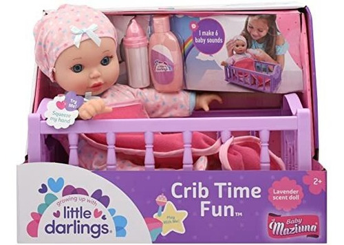 Baby Maziuna Little Darlings: Crib Time Fun - Juego De Muñec