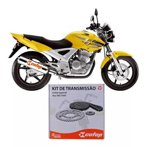 Kit Relação Cbx 250 Twister 2001 A 2008 Cofap Original Compl