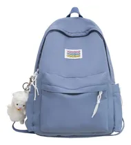 Comprar Mochila Color Solido Colgante Felpa Estetica Viaje Para Niña