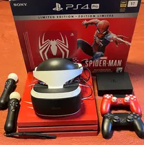 Comprar Playstation 4 Pro Limited Edition Spider Man + Playstation Vr + Jogos