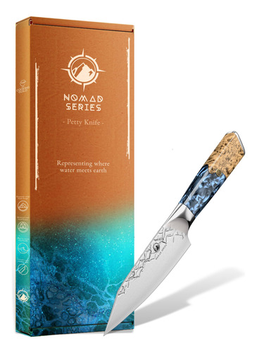 The Cooking Guild Nomad Series Cuchillo De Pelar Afilado De