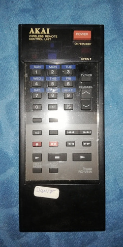 Control Remoto Vintage Vcr Akai Rc-v51a