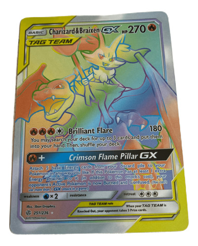 Juego De Carta Pokemon Alternativa Charizard & Braixen