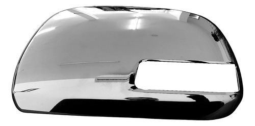 Par Capa Cromada Retrovisor Hilux 2012 A 2015 Com Furo Para