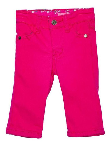 Pantalon Bebe Algodón Invierno Niña Fucsia