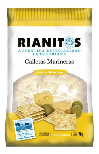 Galletitas Marineras Original Rianitos 170 Gr.