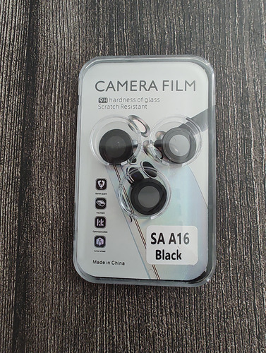 Vidrio Protector De Camara Para Samsung A16 Lisos Y C Strass Liso Negro