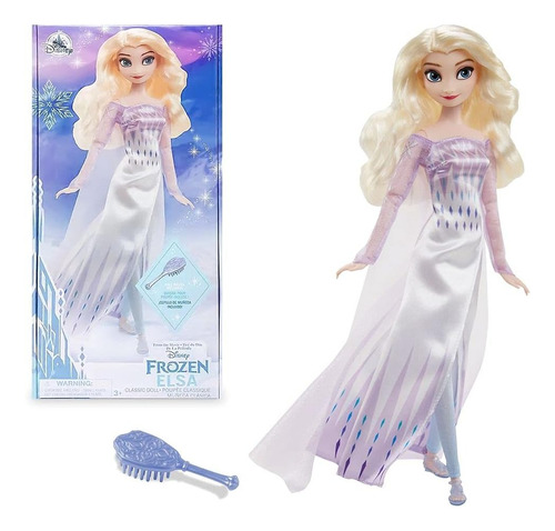 Muñeca Disney Store Official Frozen Elsa Classic Doll