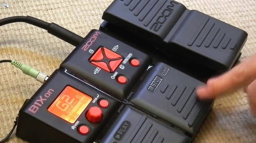 Imagen 5 de 8 de Pedalera Multiefectos Zoom B1xon Para Bajo Electrico Pedal De Expresión