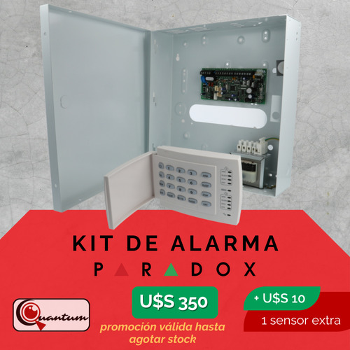 Kit De Alarma Paradox Instalado